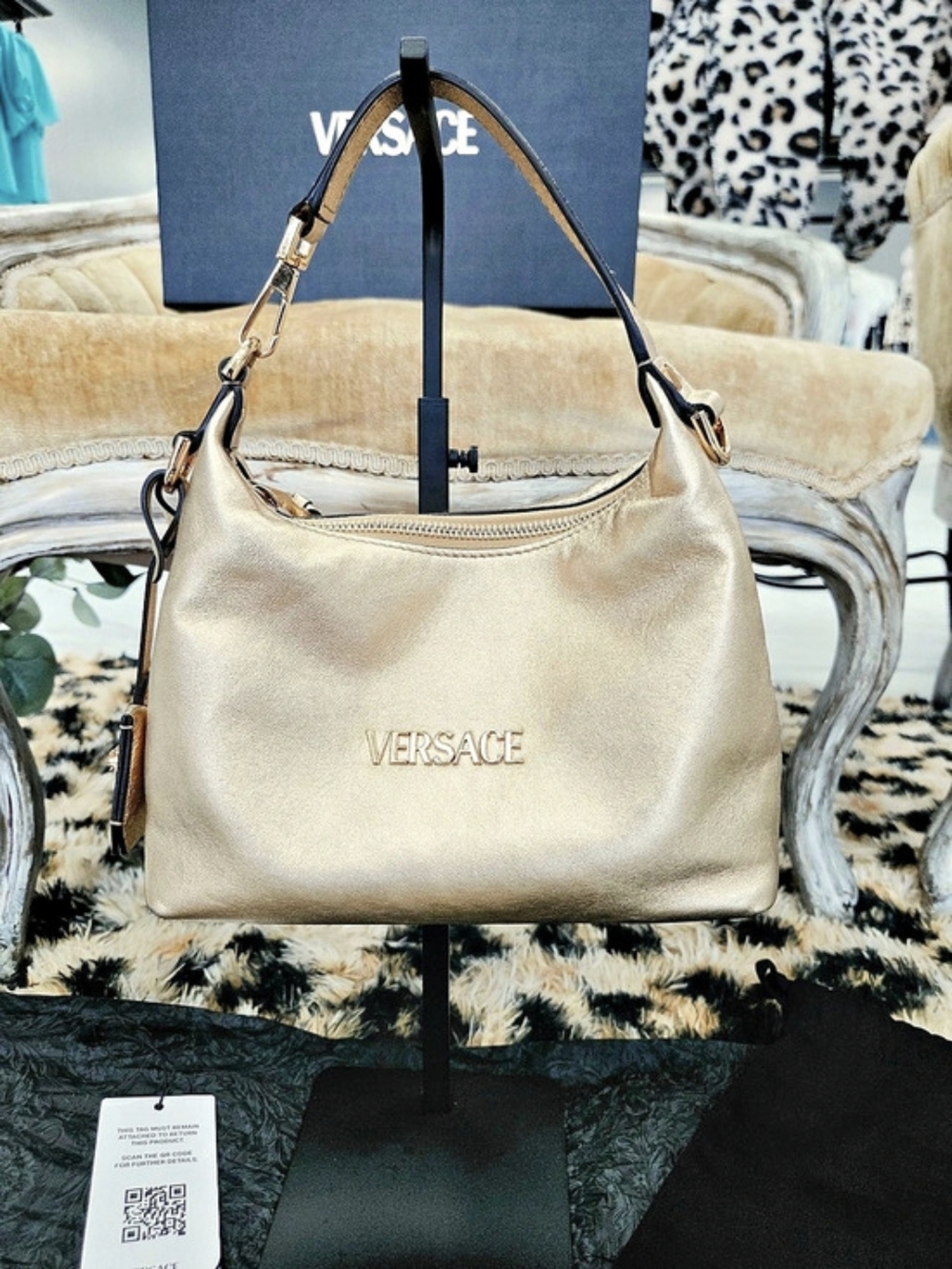 Versace Gold Small Handbag